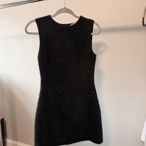 Zara Black Sparkle Mini Dress